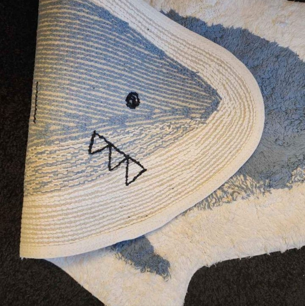 Kids shark rug